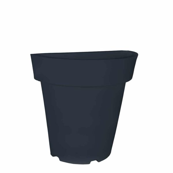 ATECH-Blumentopf-Demi-Extravase-Anthrazitgrau