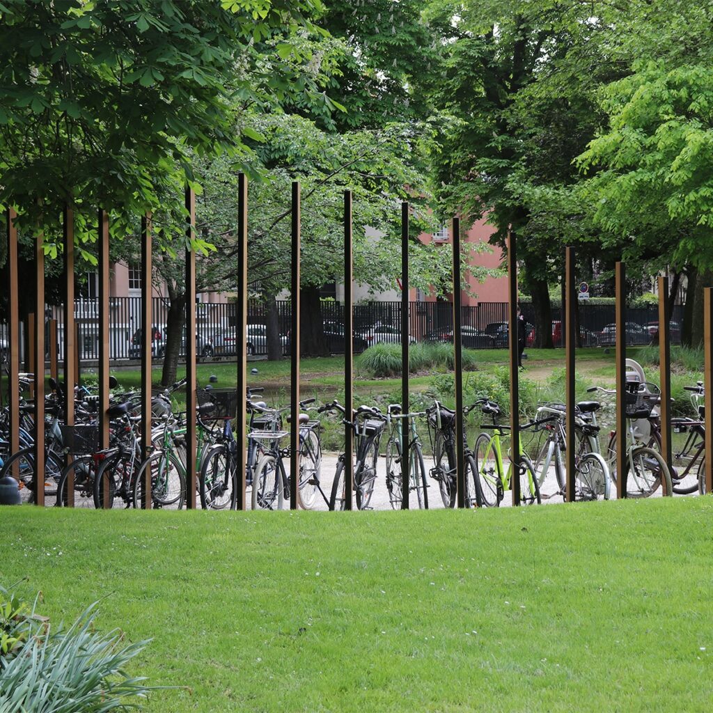Fahrradunterstützung im Crystal Park