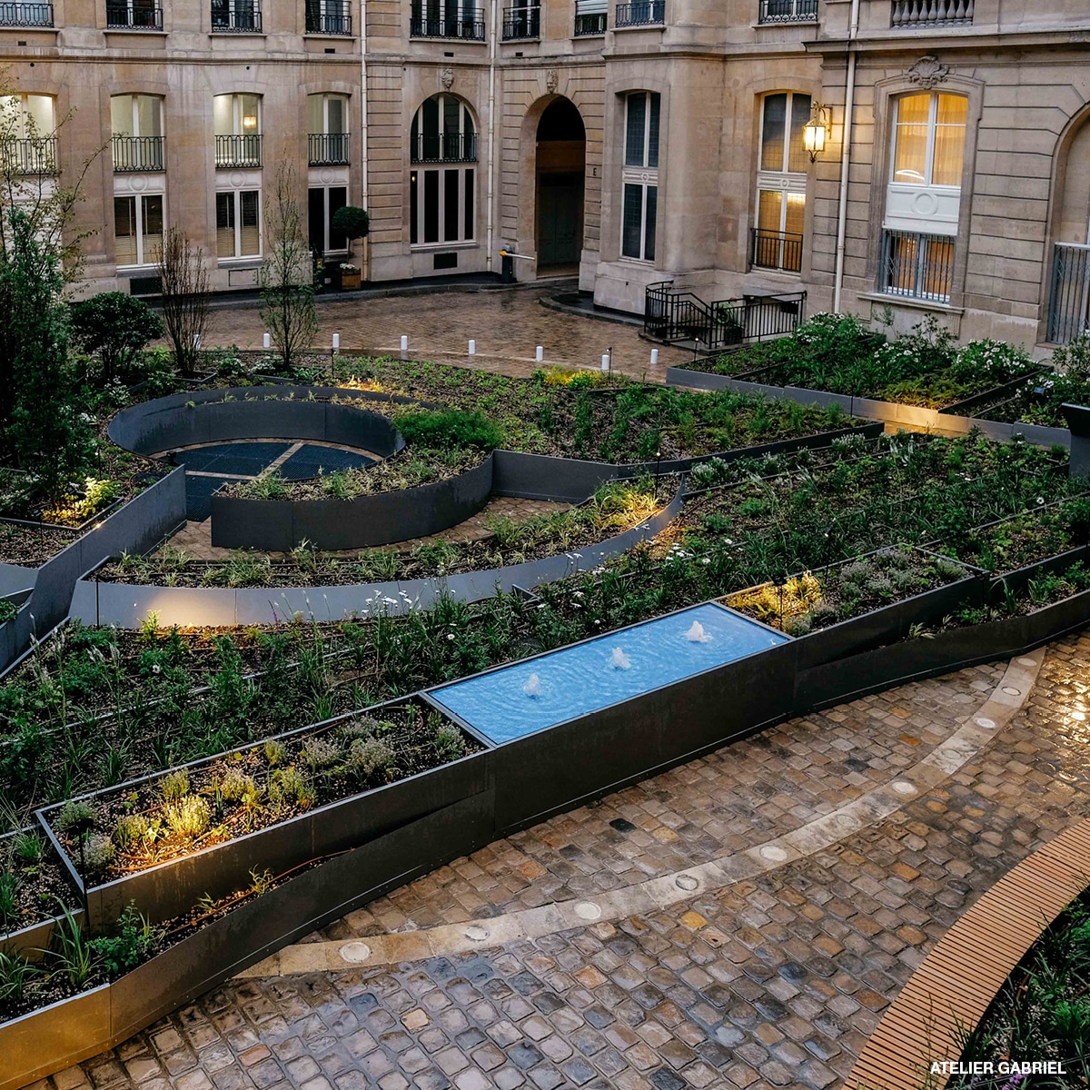 Pflanzengarten Place Vendôme - ATECH