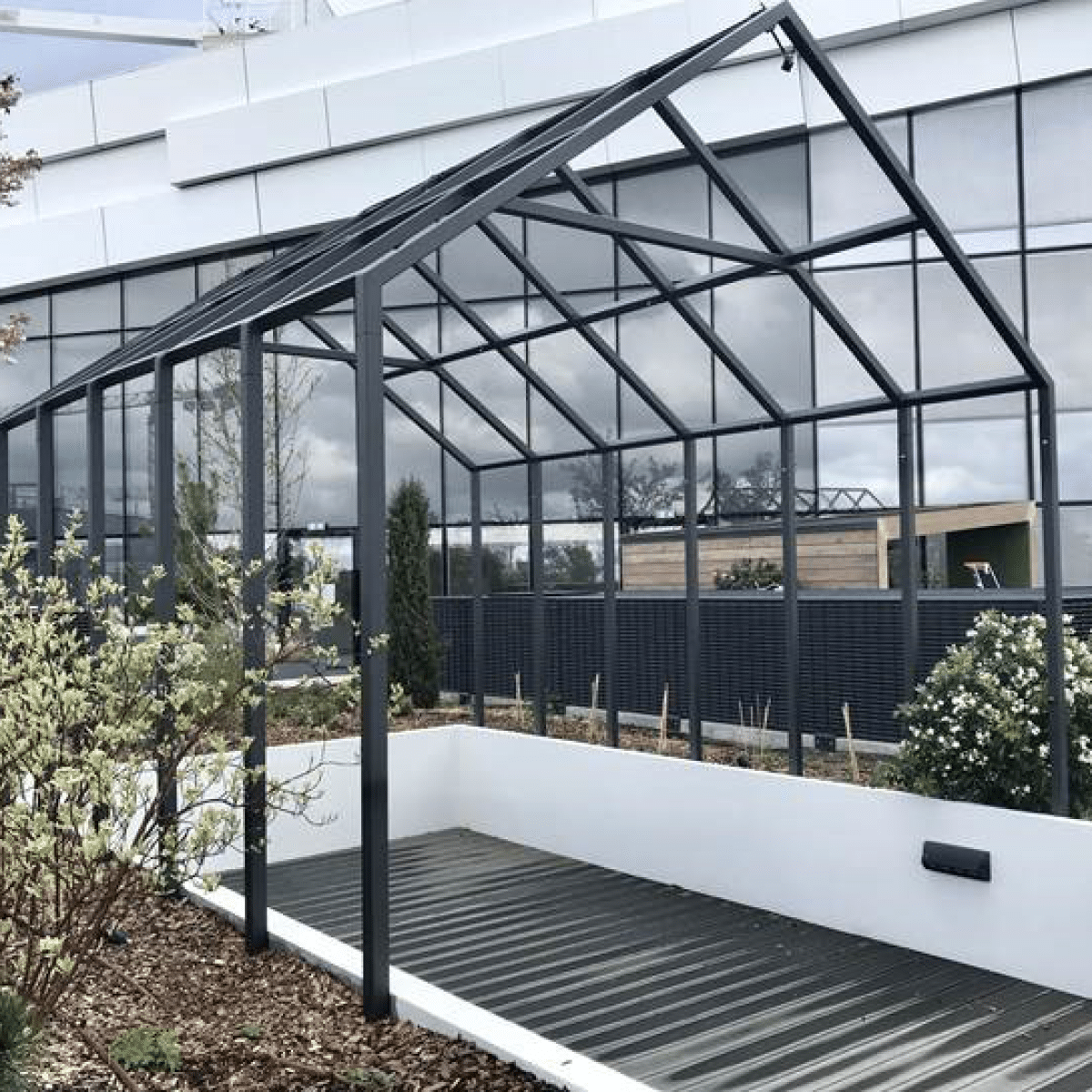 ATECH Metal structure pergola greenhouse