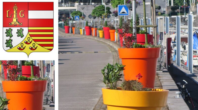 Pots de fleurs Extravase Liège aménagement mobilier urbain personnalisé