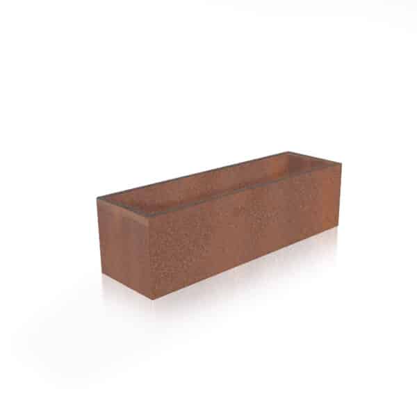 Rectangular planter - Corten steel