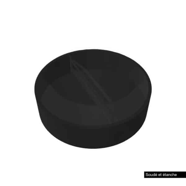 ATECH Bac Rond Acier Peint Soude et Etanche
