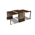atech pergola helios modele 1 vue 3d modele 4 vue 3d