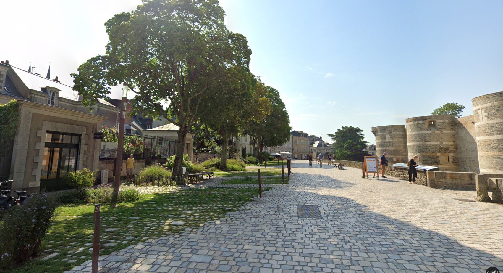 Gestaltung einer Promenade in Angers