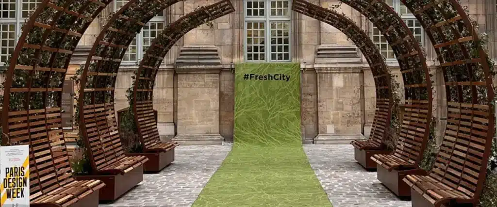 Ombre et végétalisation éco-conçue FreshCity Ombre et vegetalisation eco concue FreshCity