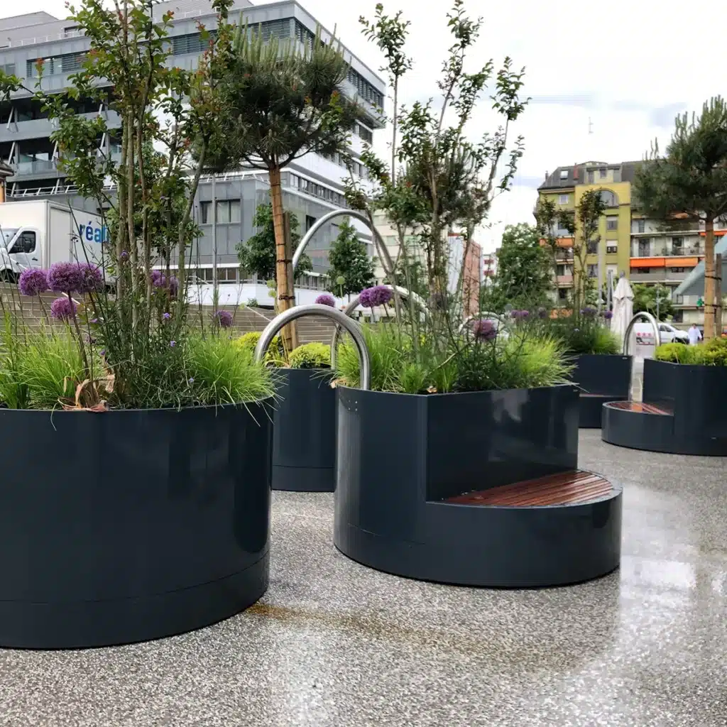 Mobilier urbain sur mesure design et personnalisation par ATECH Mobilier urbain sur mesure design et personnalisation par ATECH