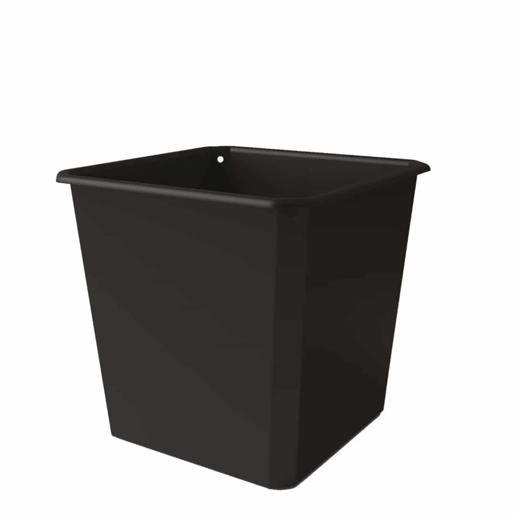Recycled plastic grow tray