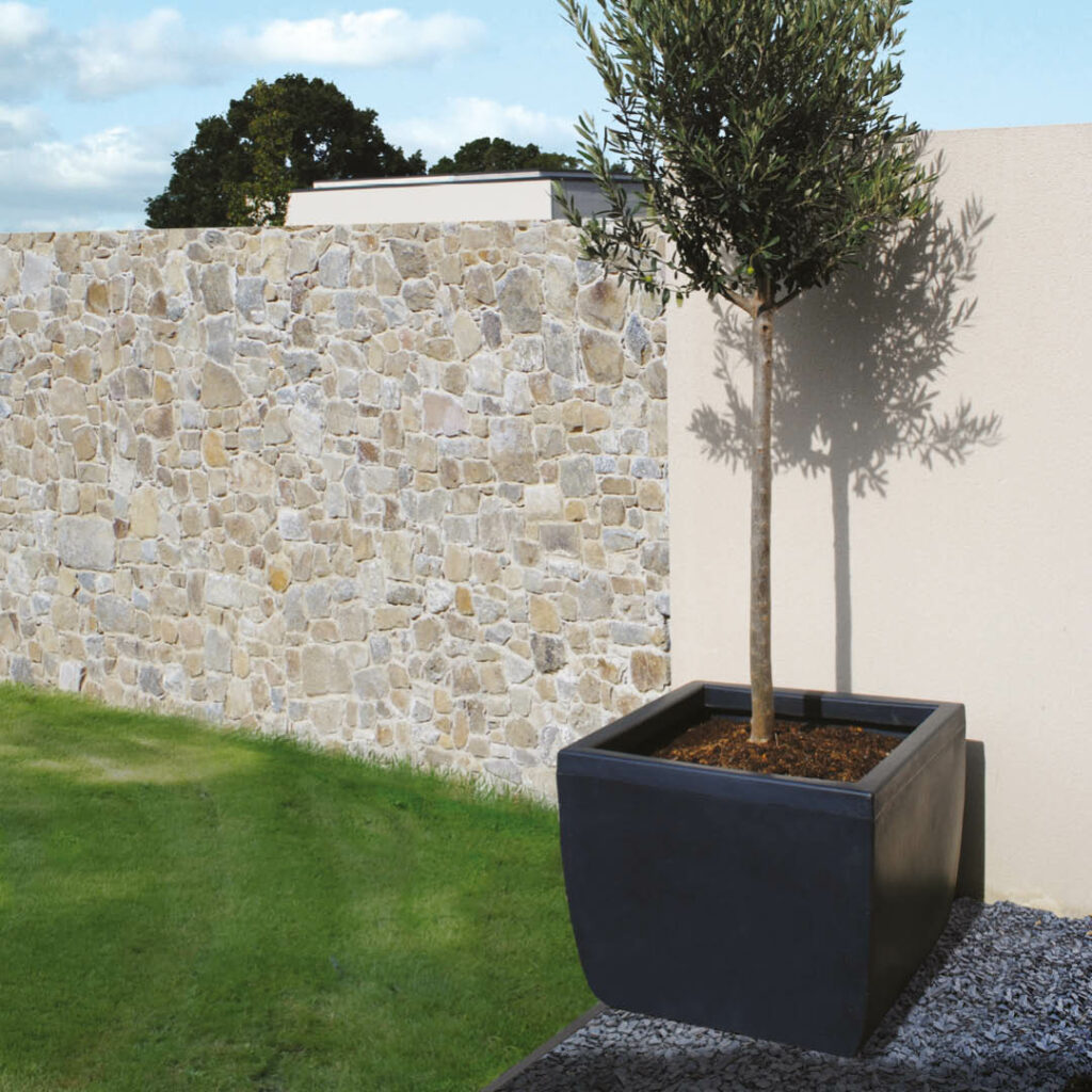 Recycelbarer Plastikblumentopf - Quadri