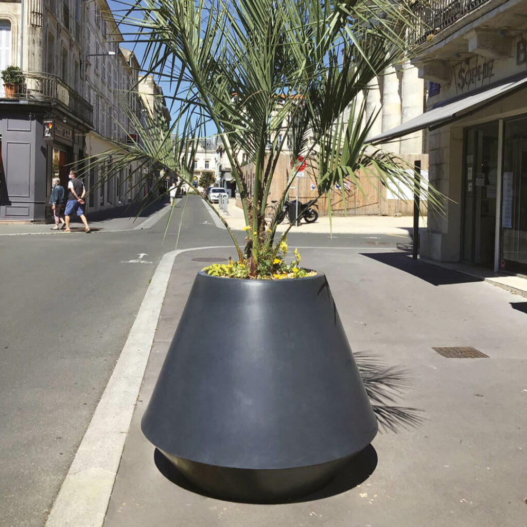 Recyclable Plastic Flower Pot - Sapphire