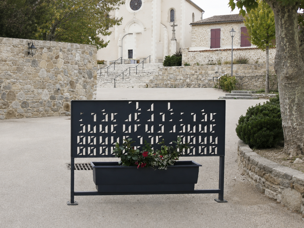 City Trellis Barrier – Origami