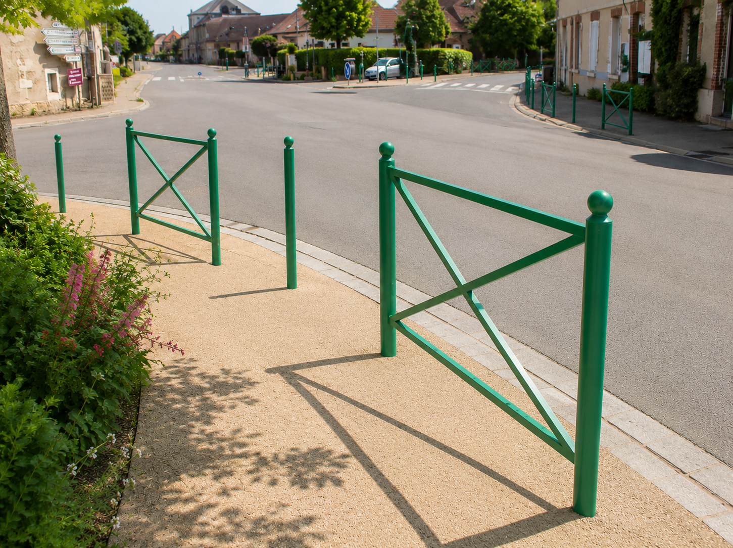 Barrière de Ville poteaux boules – Synergie