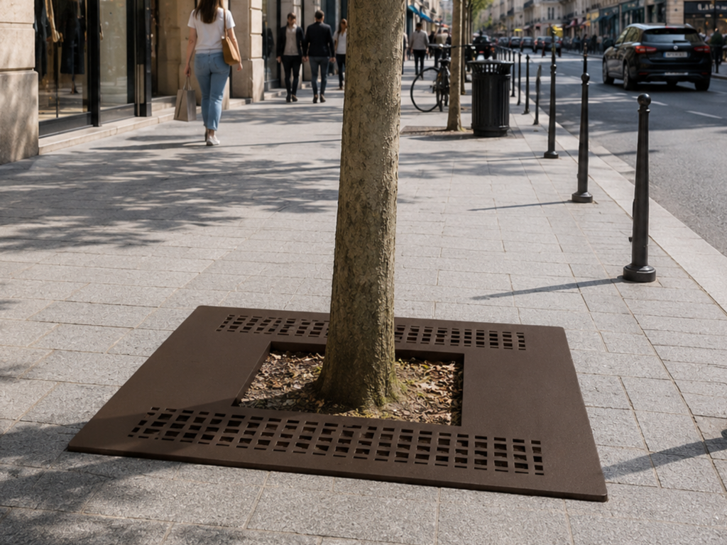 Steel Tree Grate – C-Natura