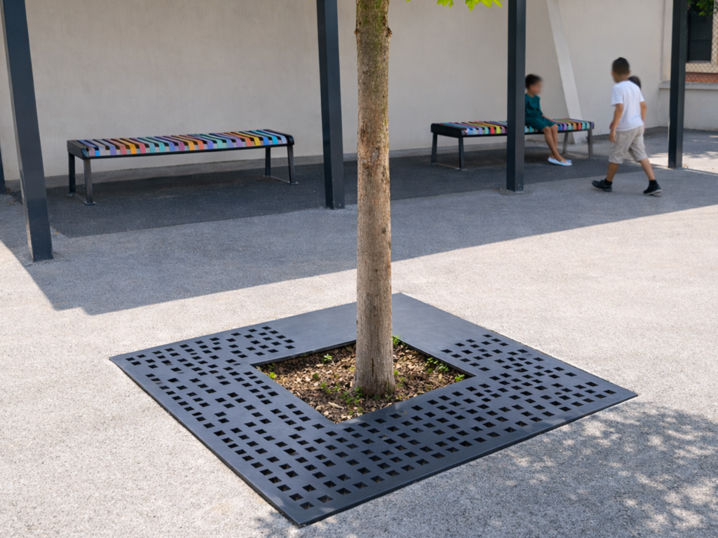 Baumschutzgitter aus Stahl – Hedera