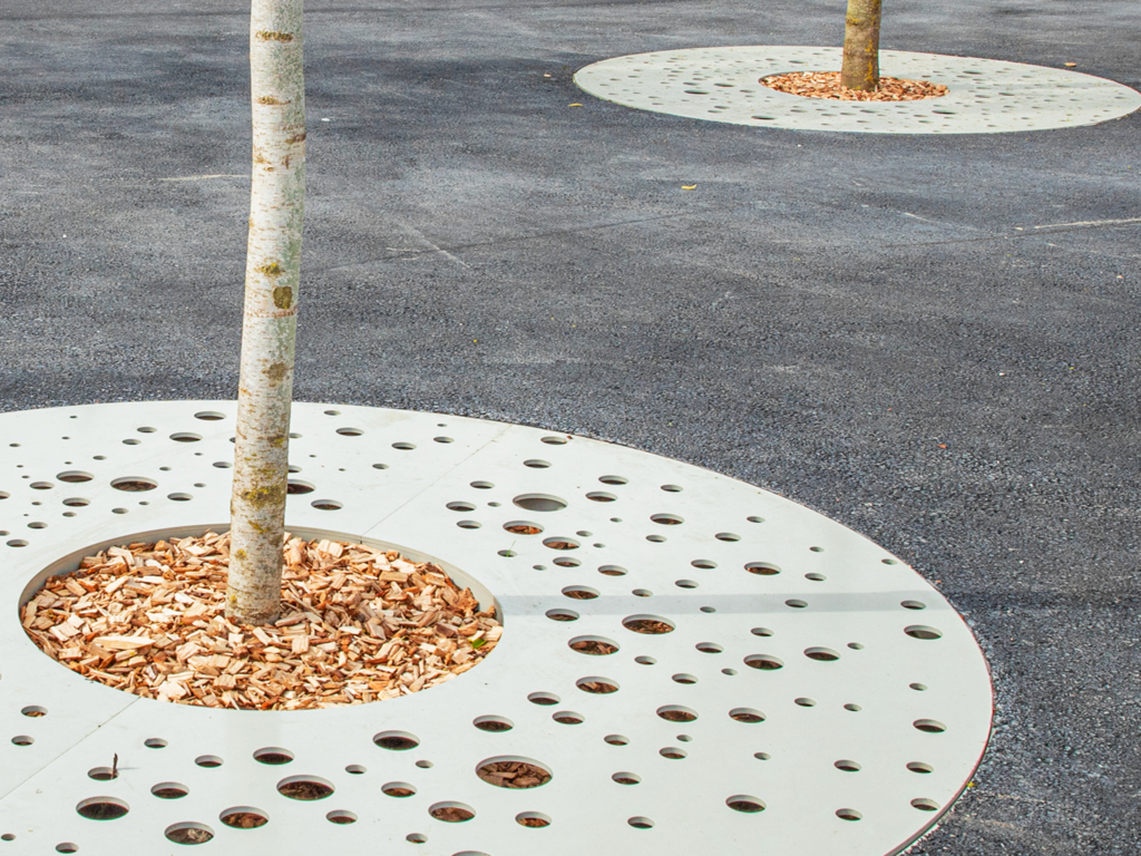Grille d´Arbre acier – Square